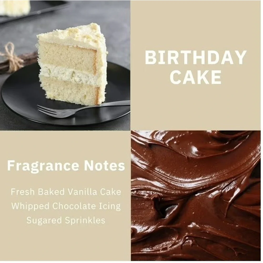 ScentWorx by Slatkin & Co. 3 Wick Jar Candle 14.5 oz - Birthday Cake